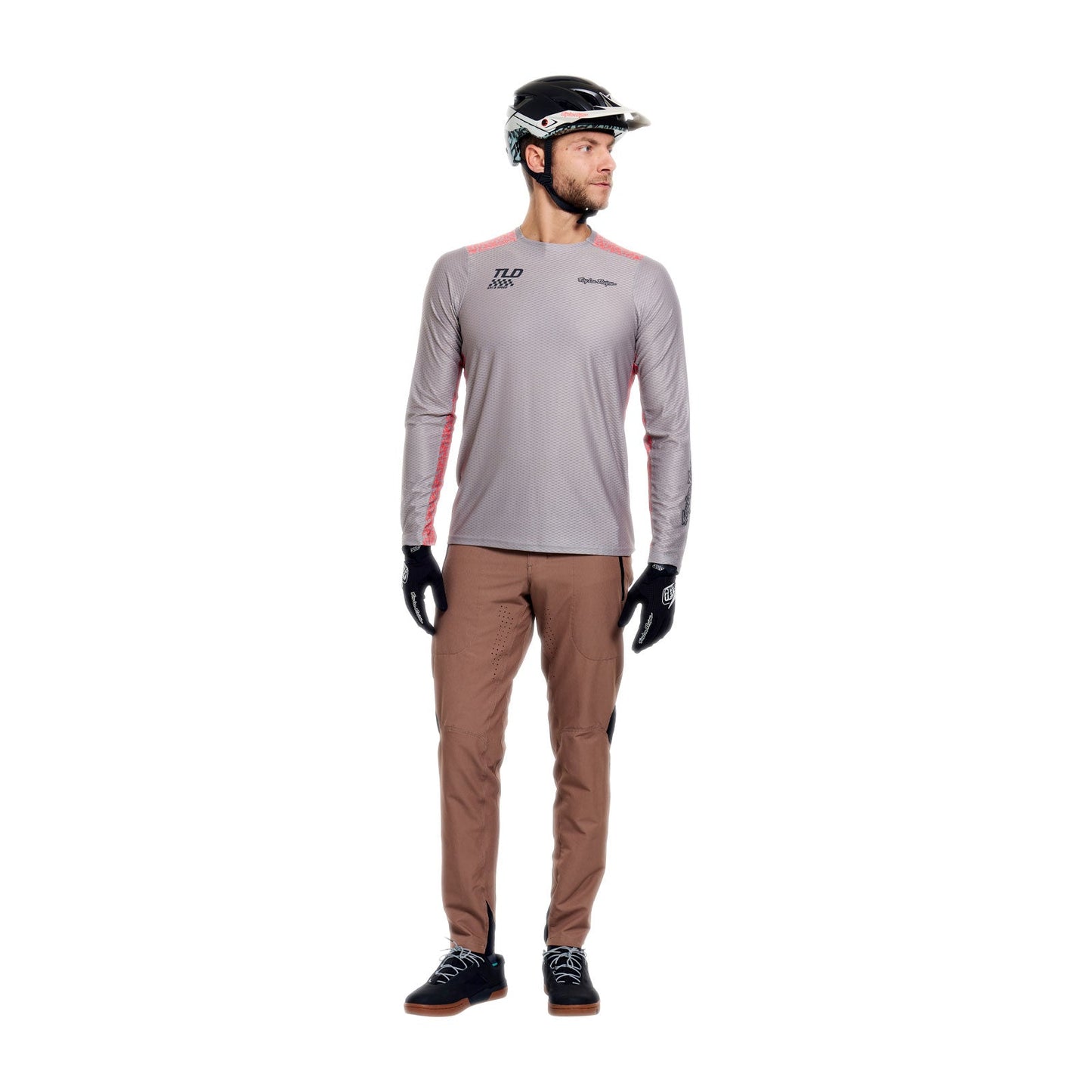 Tröja TROY LEE DESIGNS SKYLINE PRO AIR RIDGELINE Långa ärmar Stone
