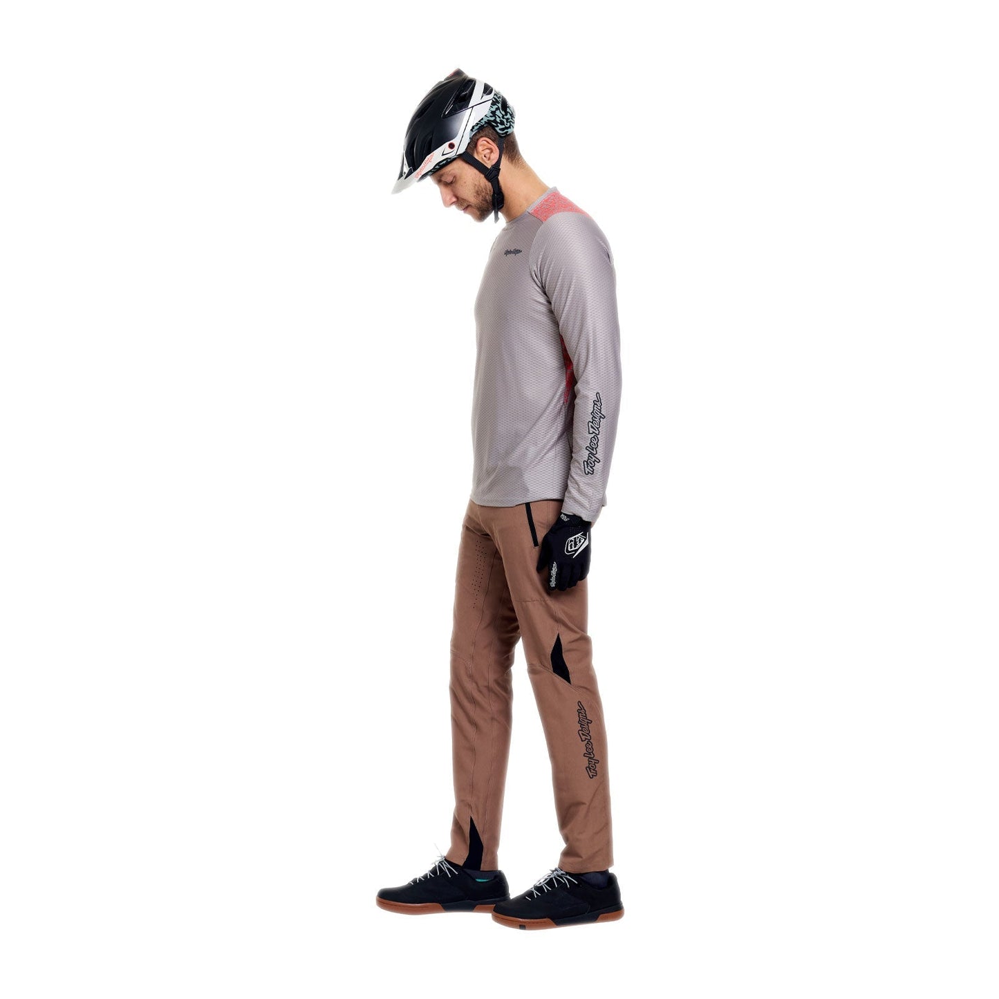 Tröja TROY LEE DESIGNS SKYLINE PRO AIR RIDGELINE Långa ärmar Stone