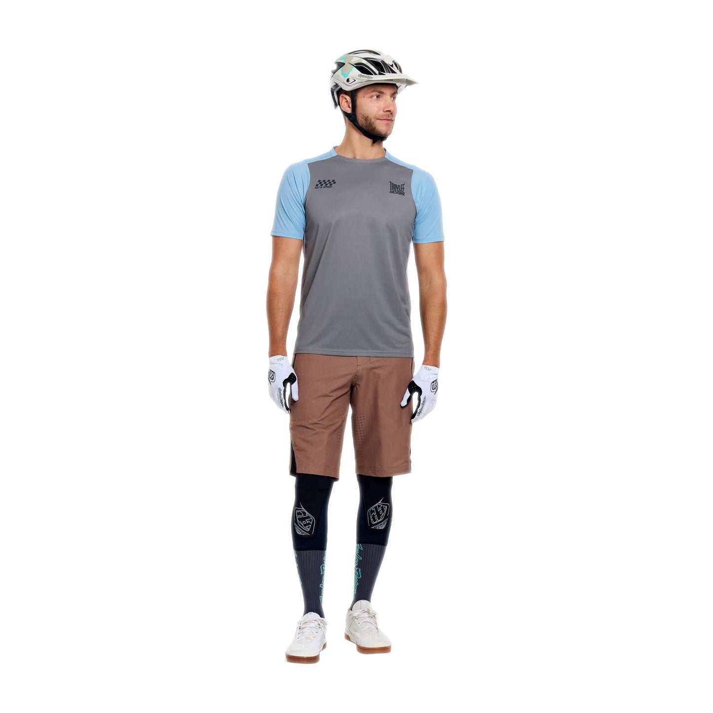 Trikot TROY LEE DESIGNS SKYLINE PRO FANGS ARMY Kurzarm Khaki