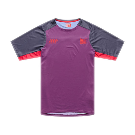 Maillot TROY LEE DESIGNS SKYLINE PRO FANGS ARMY Manches Courtes Sangria
