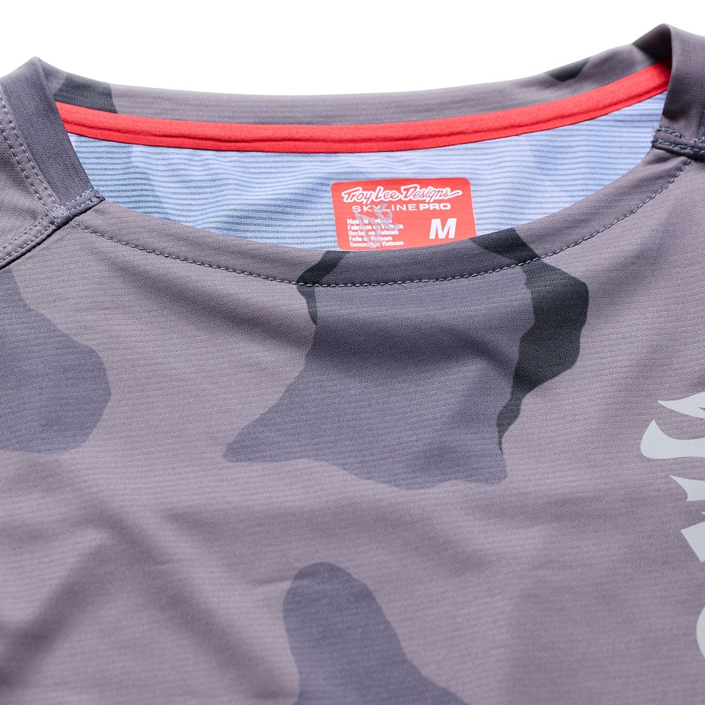 Tröja TROY LEE DESIGNS SKYLINE PRO FLOW CAMO Långa ärmar Carbon