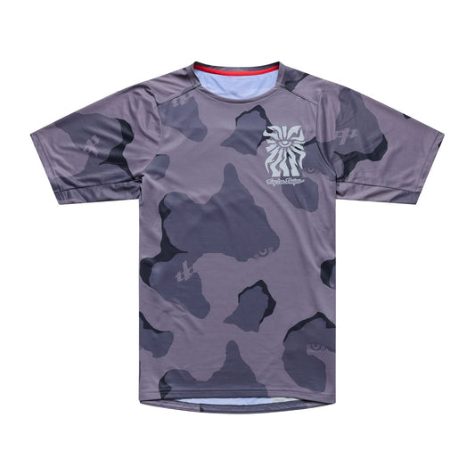 Maillot TROY LEE DESIGNS SKYLINE PRO FLOW CAMO Mangas Curtas Carbon