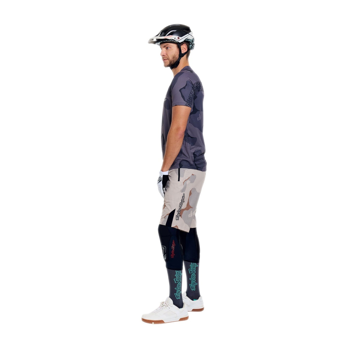 Maillot TROY LEE DESIGNS SKYLINE PRO FLOW CAMO Manches Courtes Carbon