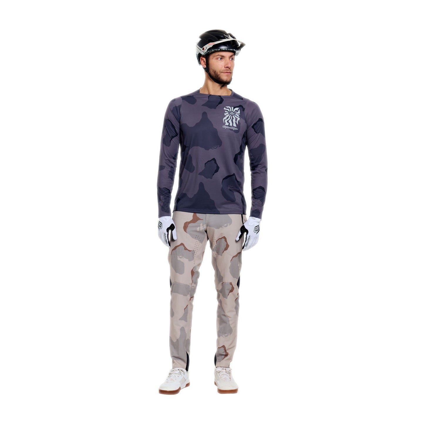 Bukser TROY LEE DESIGNS SKYLINE PRO FLOW CAMO Pumice