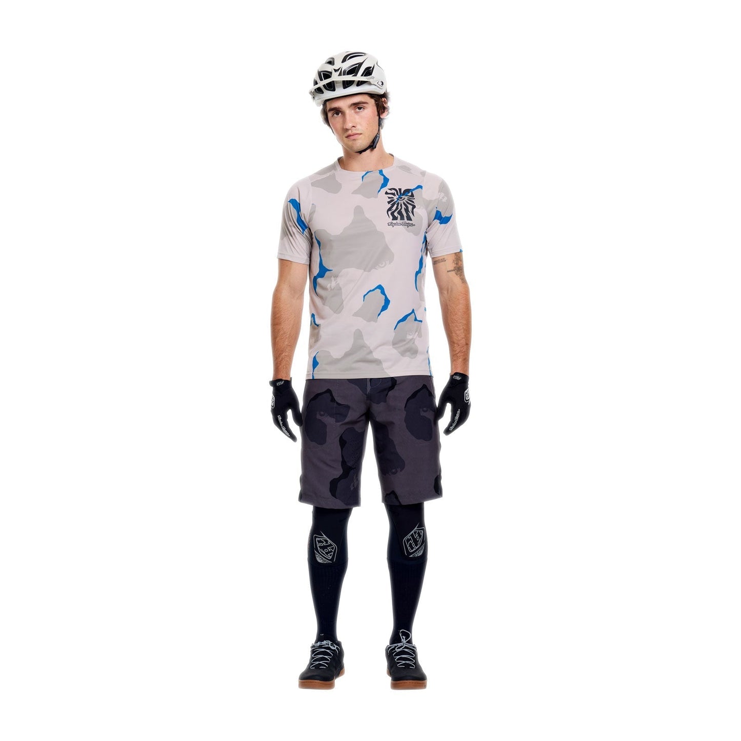 Tröja TROY LEE DESIGNS SKYLINE PRO FLOW CAMO Kortärmad Pumice