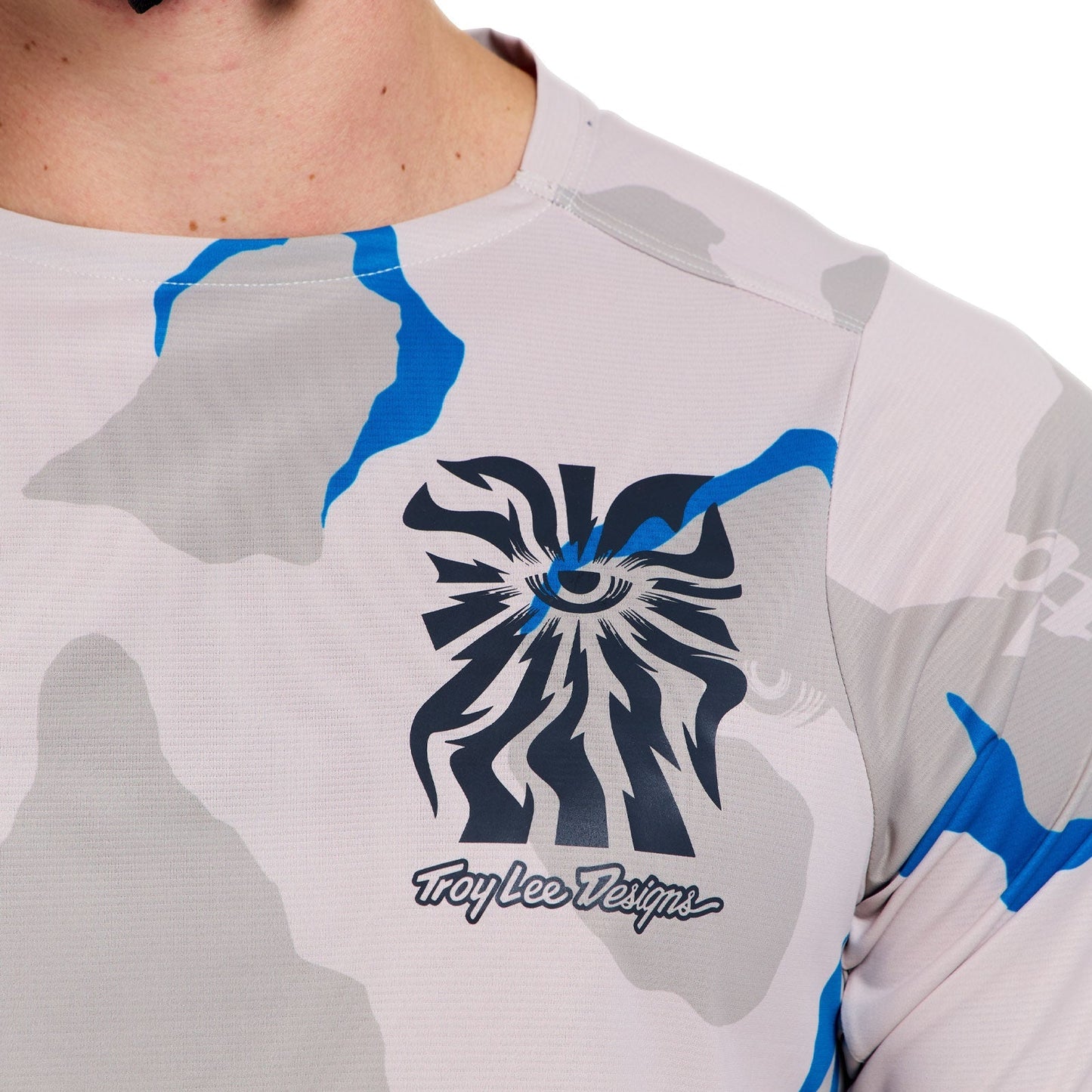 Tröja TROY LEE DESIGNS SKYLINE PRO FLOW CAMO Kortärmad Pumice