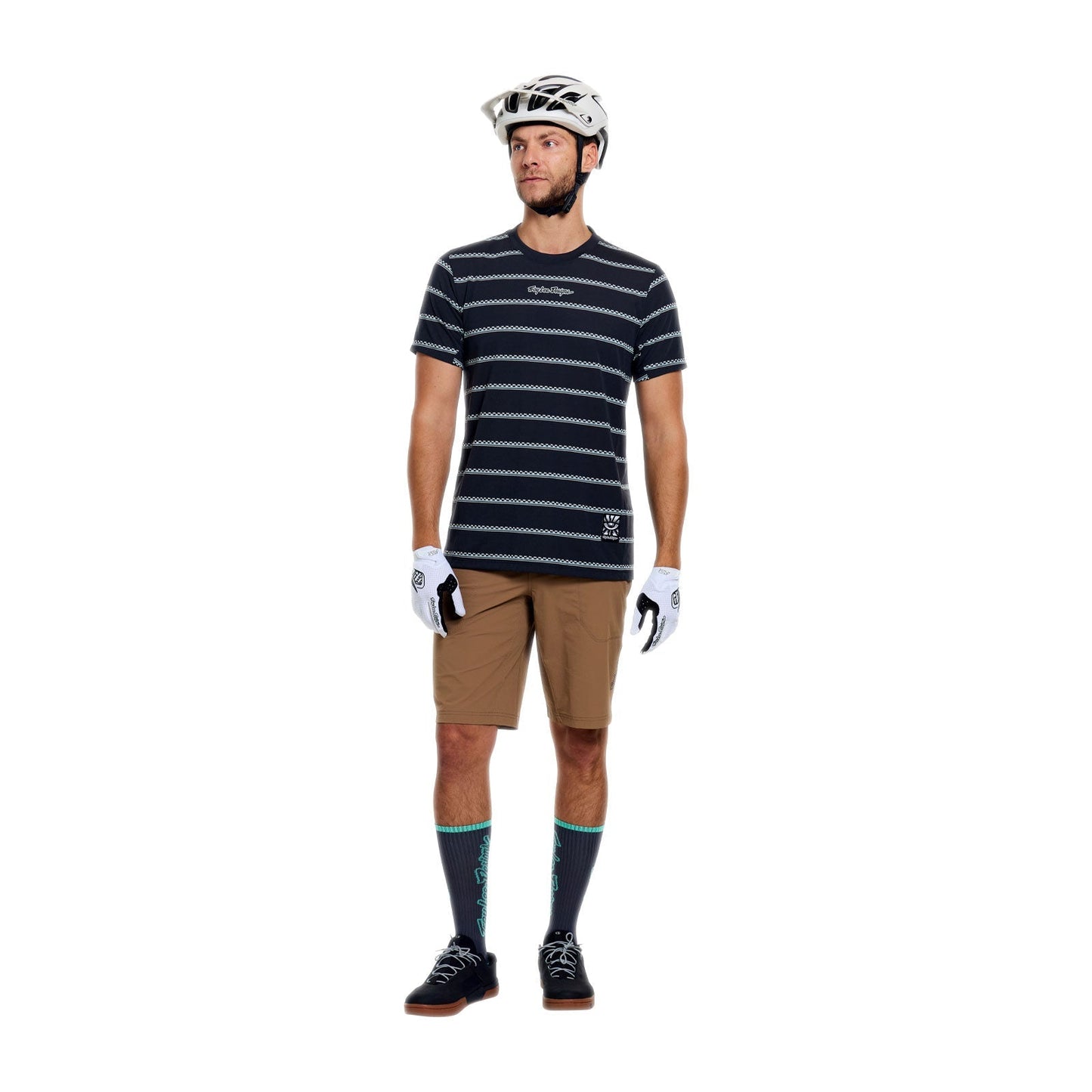Maillot TROY LEE DESIGNS SKYLINE FAKIE RIDE Manches Courtes Carbon