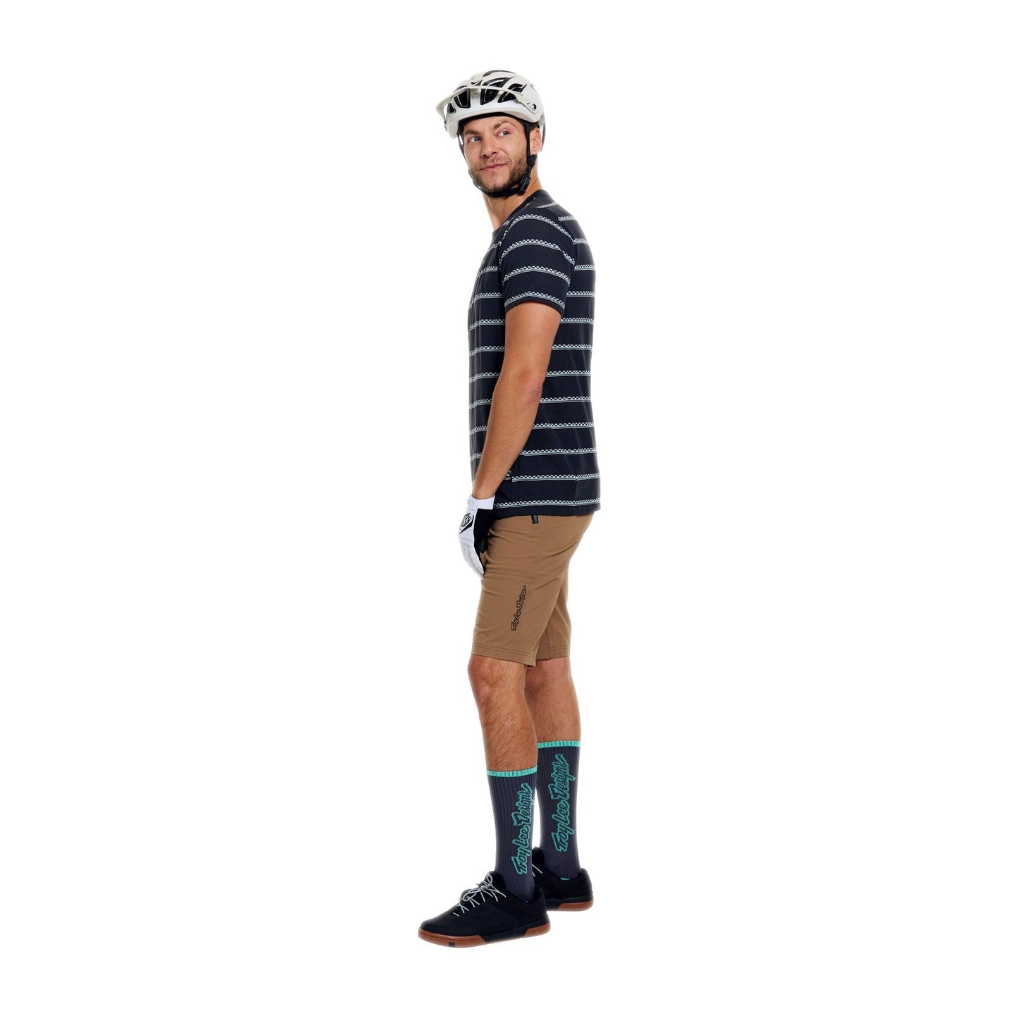 Maillot TROY LEE DESIGNS SKYLINE FAKIE RIDE Manches Courtes Carbon