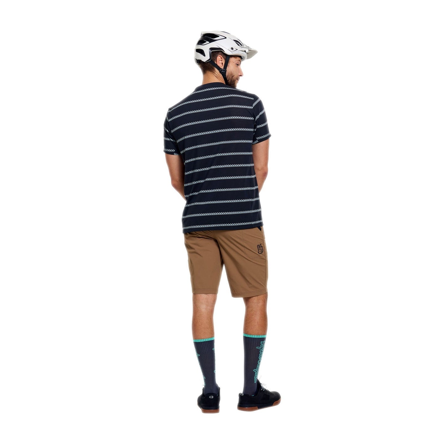 Maillot TROY LEE DESIGNS SKYLINE FAKIE RIDE Manches Courtes Carbon