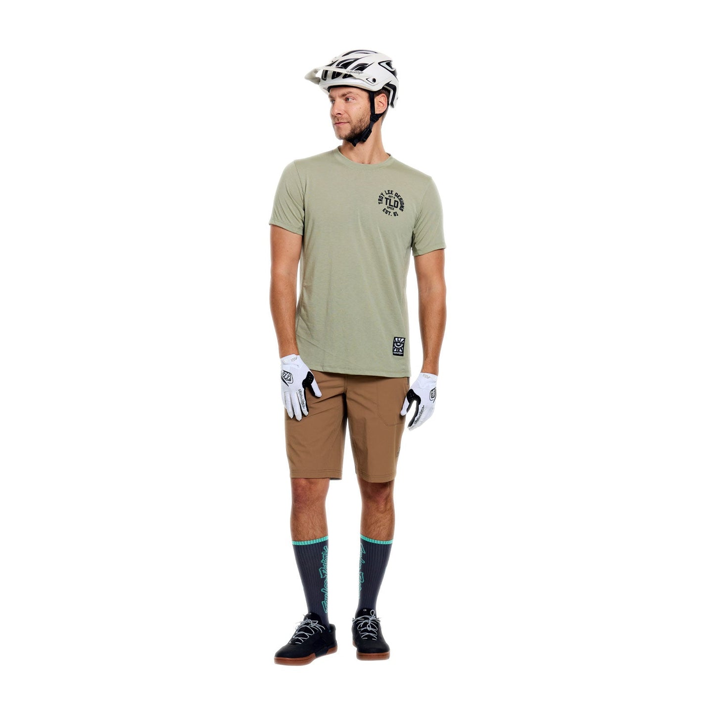 Short TROY LEE DESIGNS SKYLINE TRAIL avec Liner Mono Beige