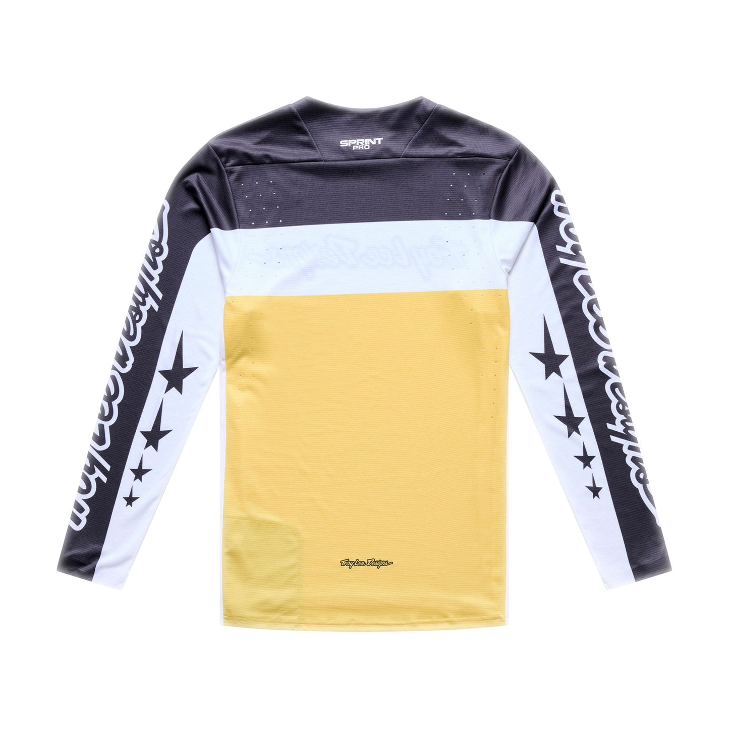 Maglia TROY LEE DESIGNS SPRINT PRO YO MOTO Maniche Lunghe Nero/Giallo