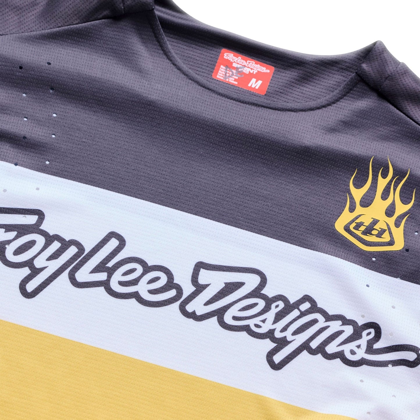 Maglia TROY LEE DESIGNS SPRINT PRO YO MOTO Maniche Lunghe Nero/Giallo