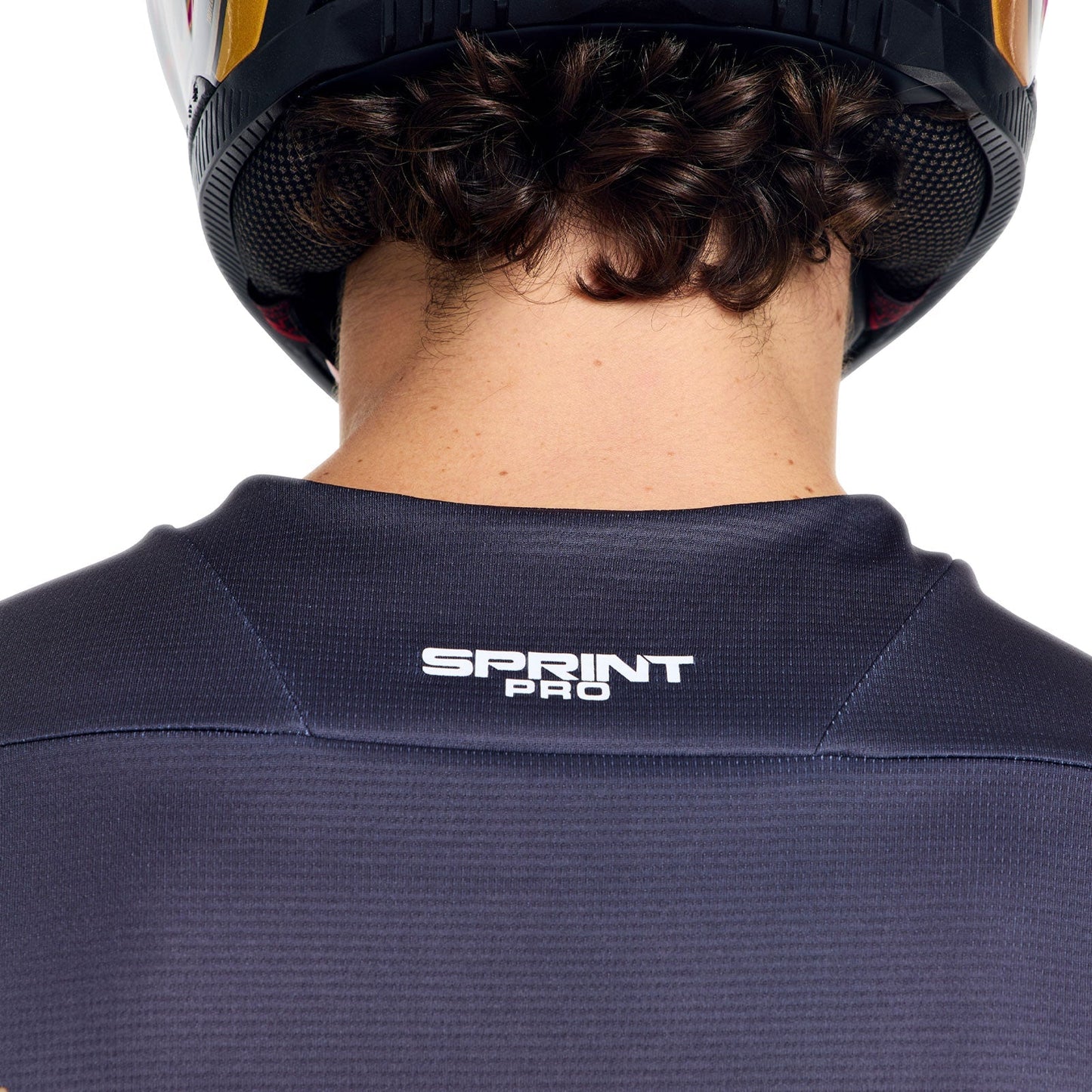 Maglia TROY LEE DESIGNS SPRINT PRO YO MOTO Maniche Lunghe Nero/Giallo