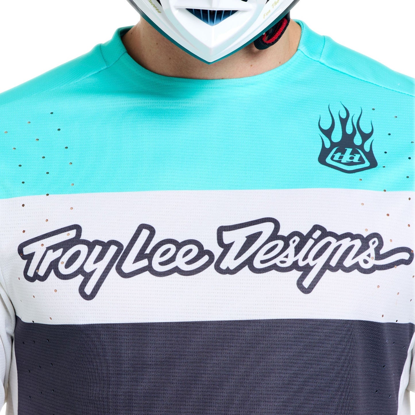 Trikot TROY LEE DESIGNS SPRINT PRO YO MOTO Langarm Schwarz/Blau