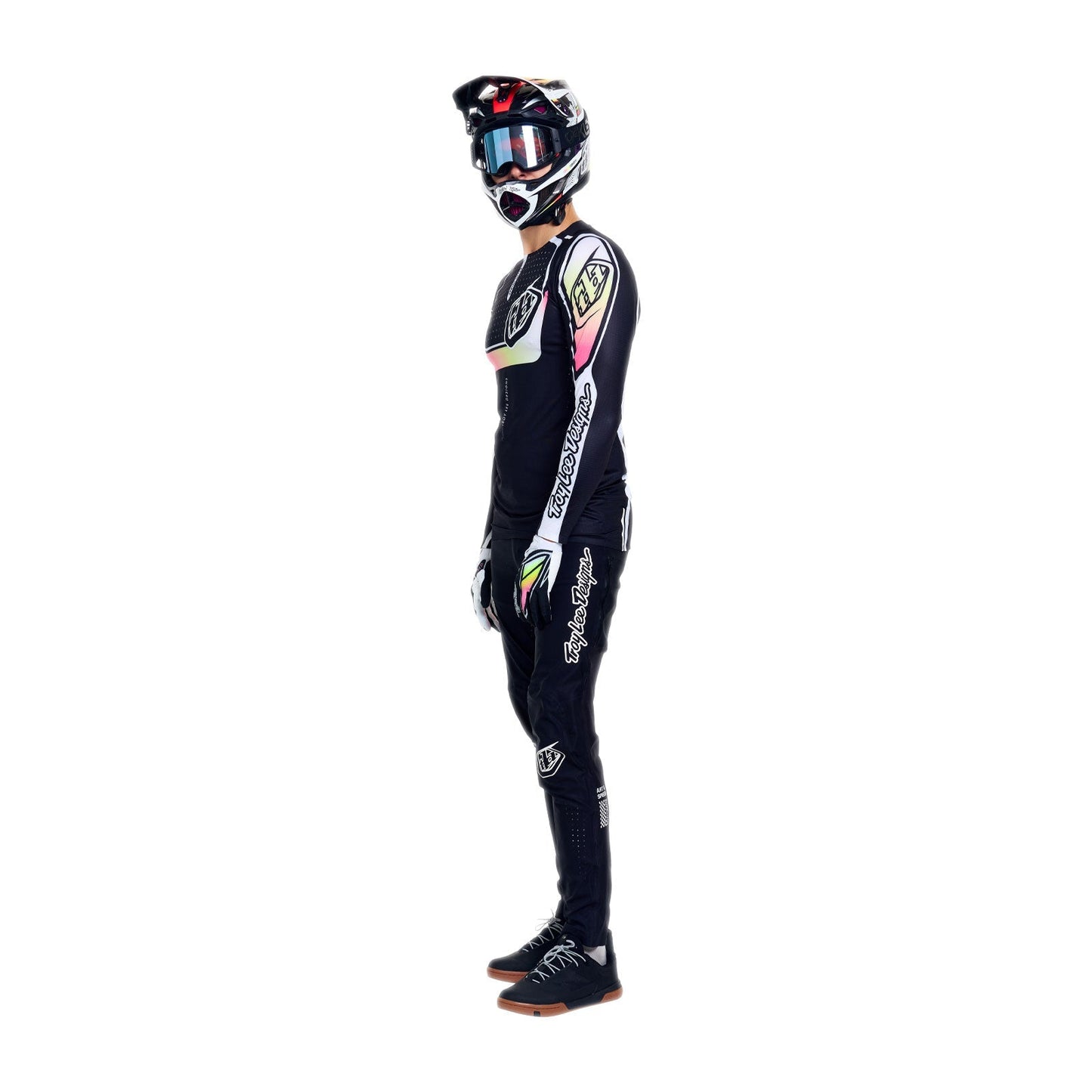 Trikot TROY LEE DESIGNS SPRINT ULTRA PROTON Lange Ärmel Schwarz