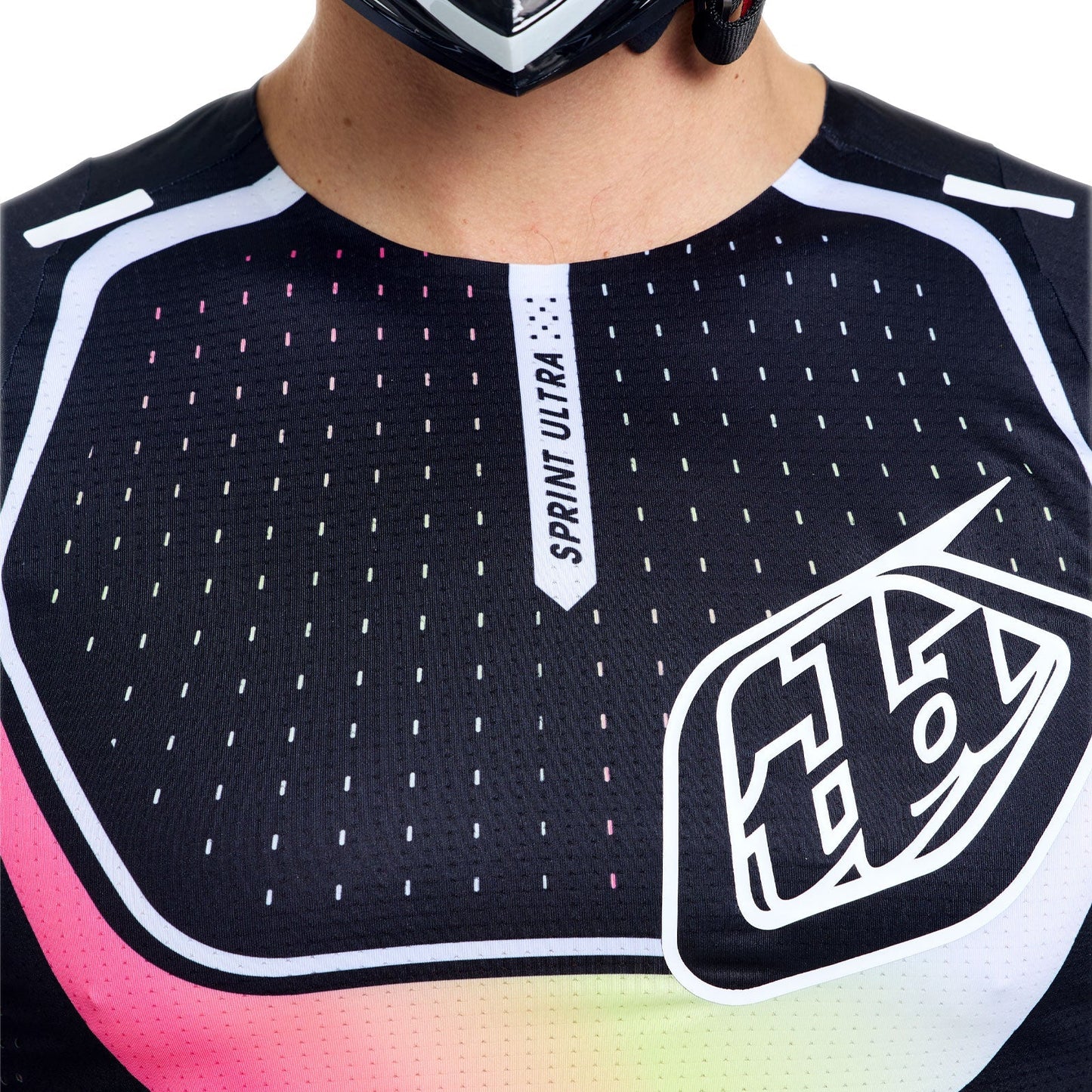 Trikot TROY LEE DESIGNS SPRINT ULTRA PROTON Lange Ärmel Schwarz