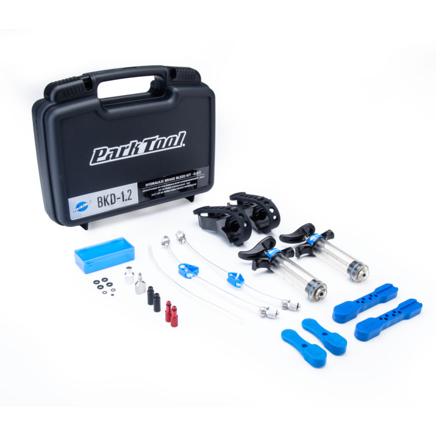 Park Tool BKD-1.2 komplett luftningssats för hydrauliska DOT-bromsar