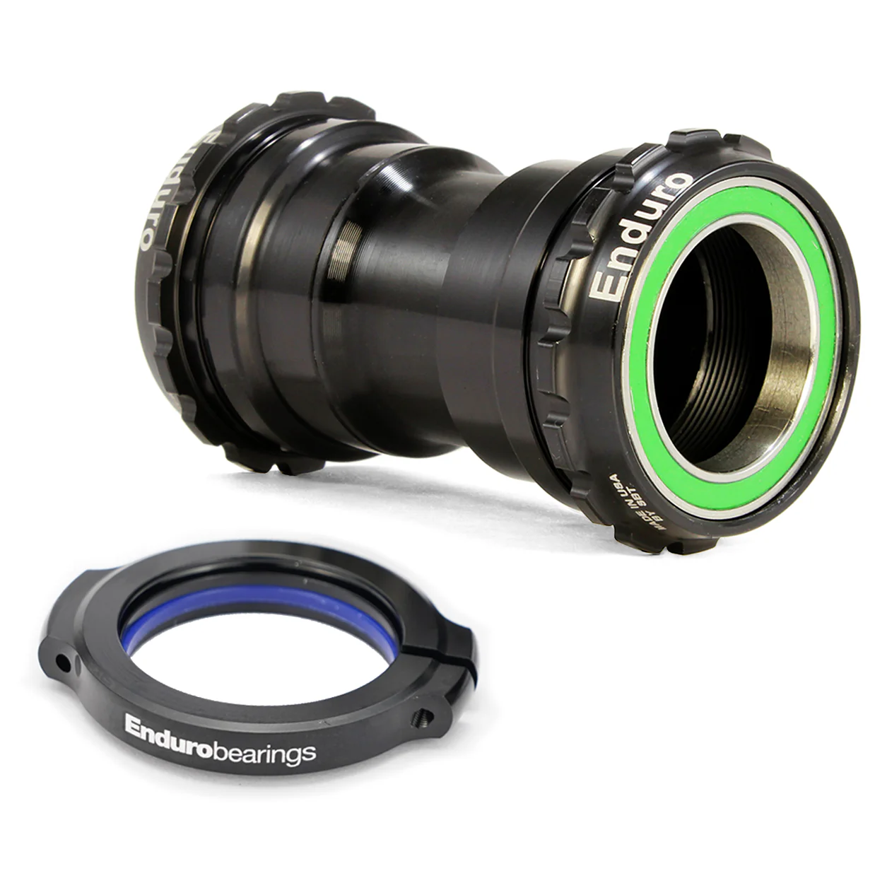 Kranklager ENDURO BEARINGS TORQTITE PF30 Aksel 30mm Rustfrit Stål Sort