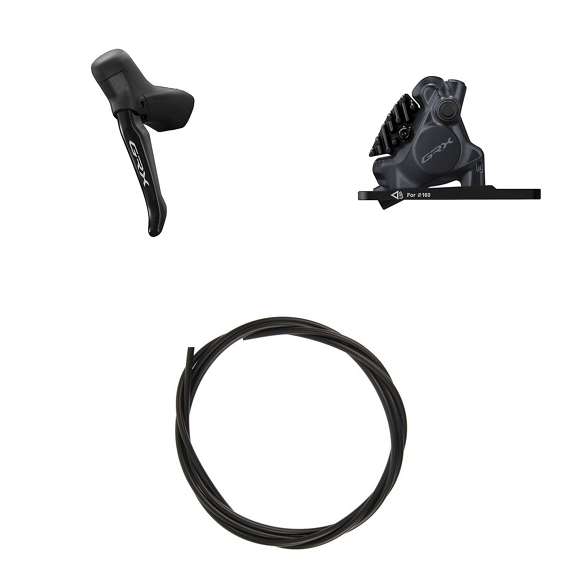 Levier Gauche et Etrier Avant SHIMANO GRX 717 Mono