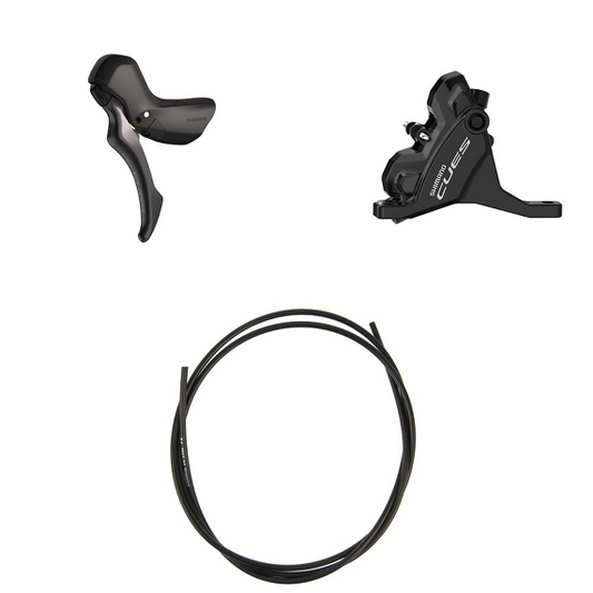 Levier Gauche  et Étrier Avant SHIMANO CUES U6030 Mono Flatmount Sans Disque