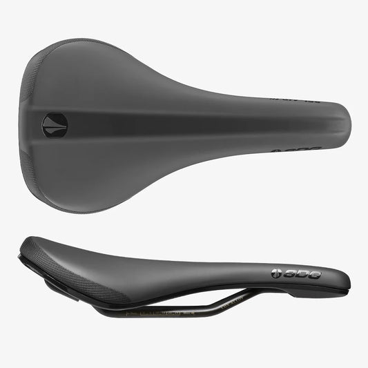 Pelēks SDG BEL-AIR V3 MAX Air Foam velosipēda sēdeklis ar Lux-Alloy sliedēm