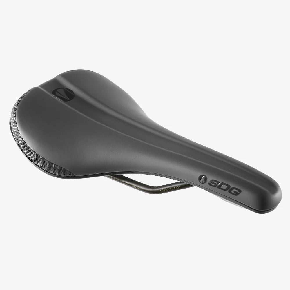 SDG BEL-AIR V3 MAX Air Foam-zadel met Lux-Alloy-rails, grijs
