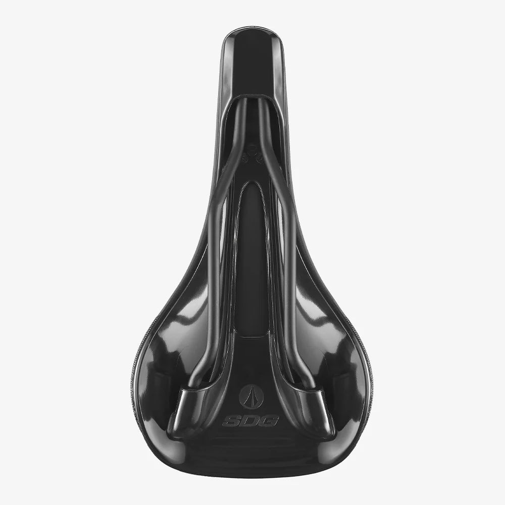 SDG BEL-AIR V3 MAX Air Foam-zadel met Lux-Alloy-rails, grijs