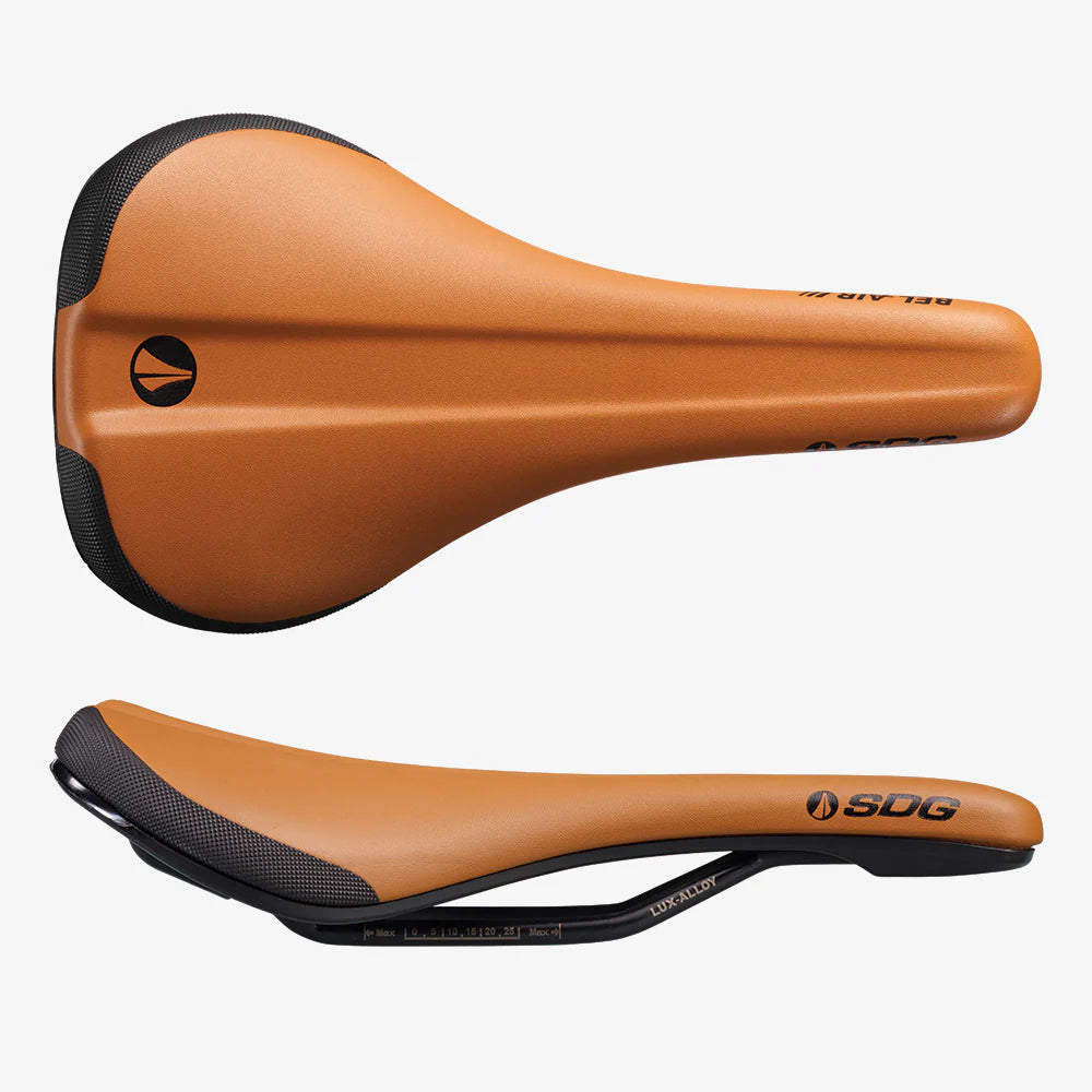 Sadel SDG BEL-AIR V3 Lux Alloy-skinners Brun/Sort