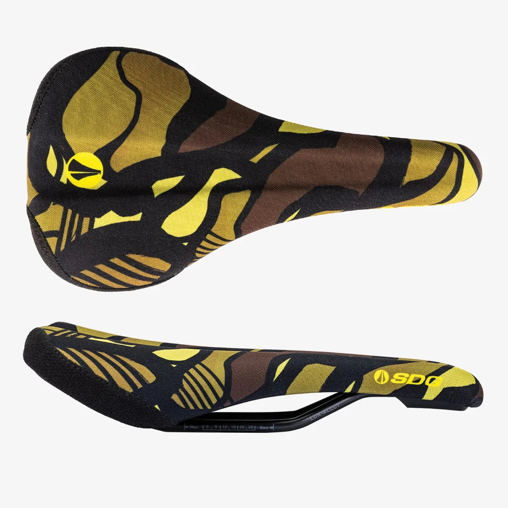 SDG BEL-AIR V3 TERRA FIRMA Lux Alloy Rails Camo Yellow Saddle