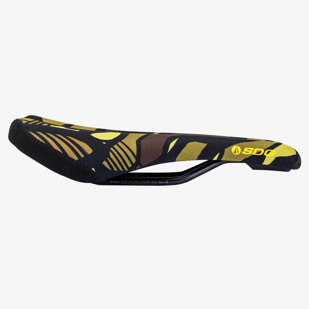 SDG BEL-AIR V3 TERRA FIRMA Lux Alloy Rails Camo Yellow Saddle