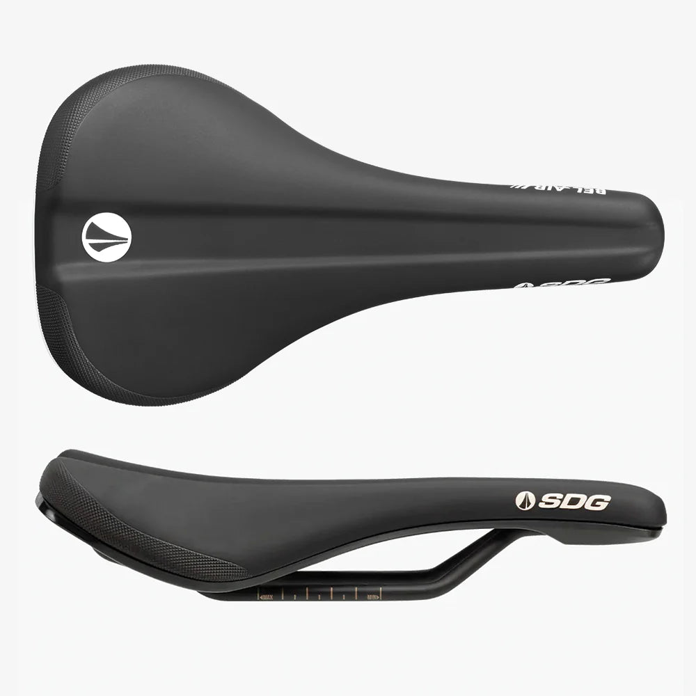 Selle SDG BEL-AIR V3 EVA Foam Rails acier Noir