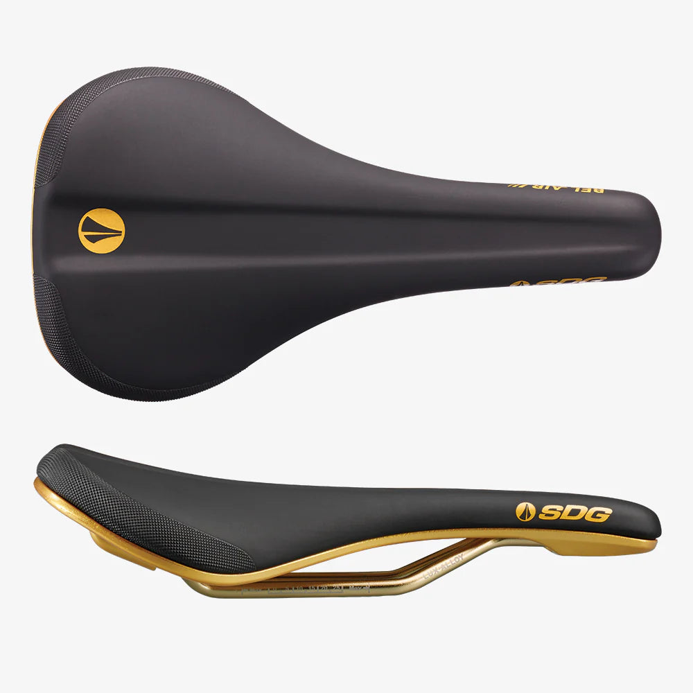 Sadel SDG BEL-AIR V3 Galactic Lux-Alloy-skinners Sort/Guld