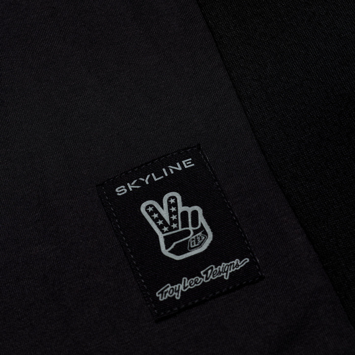 Trikot TROY LEE DESIGNS SKYLINE RIDE TEE SIGNATURE Langarm Schwarz