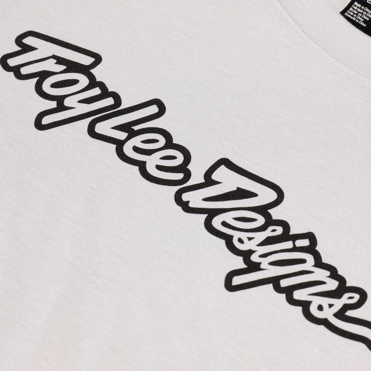 Trikot TROY LEE DESIGNS SKYLINE RIDE TEE SIGNATURE Kurzarm Grau