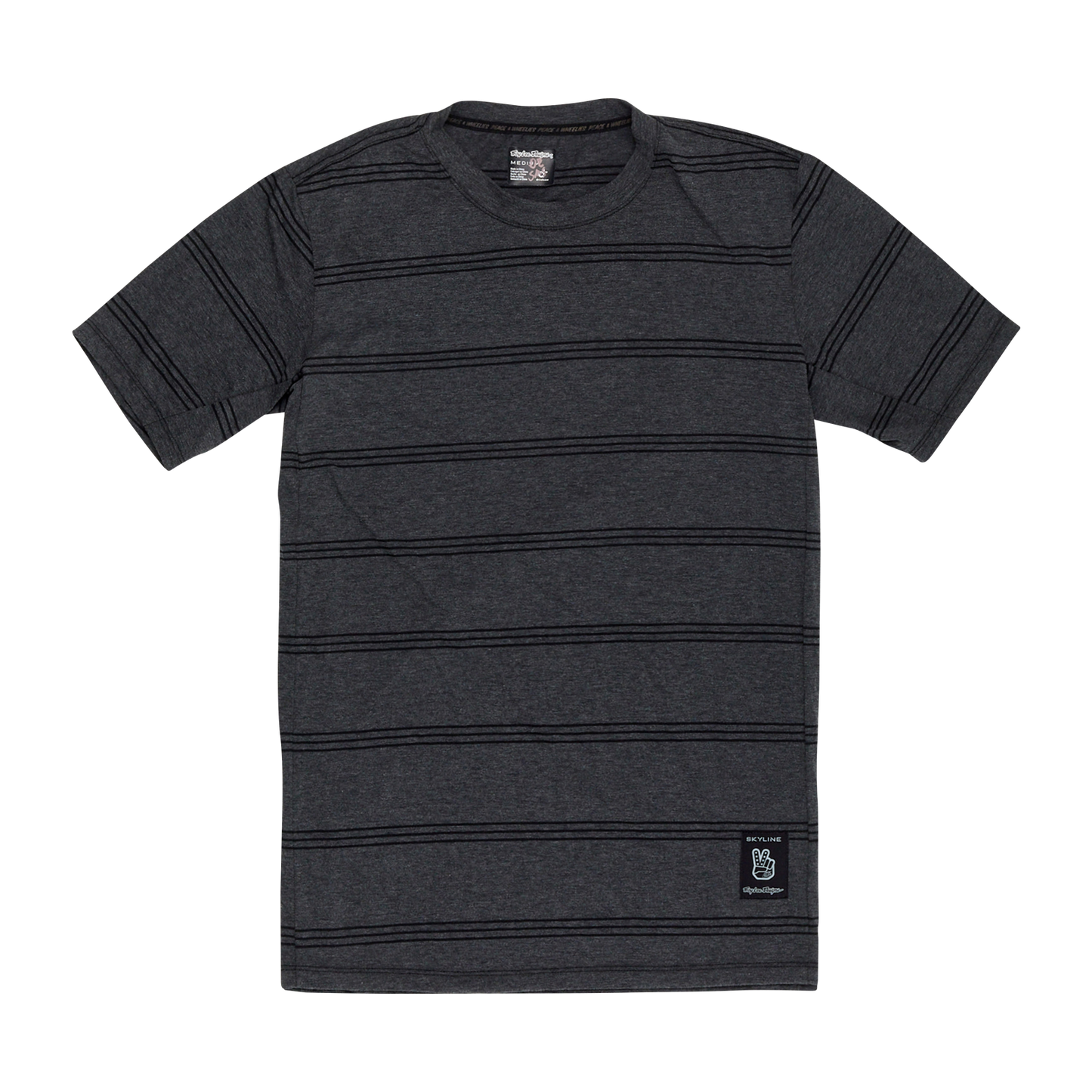 Trikot TROY LEE DESIGNS SKYLINE RIDE TEE WASH OUT Kurzarm Grau