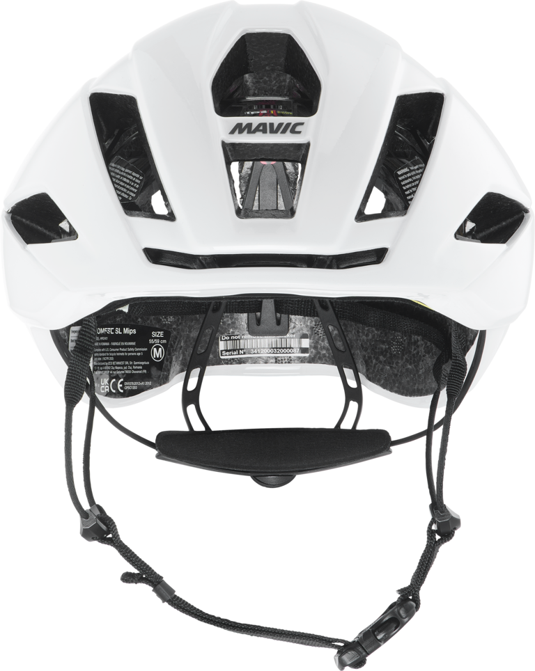 MAVIC COMETE SL MIPS balta šosejas velosipēda ķivere