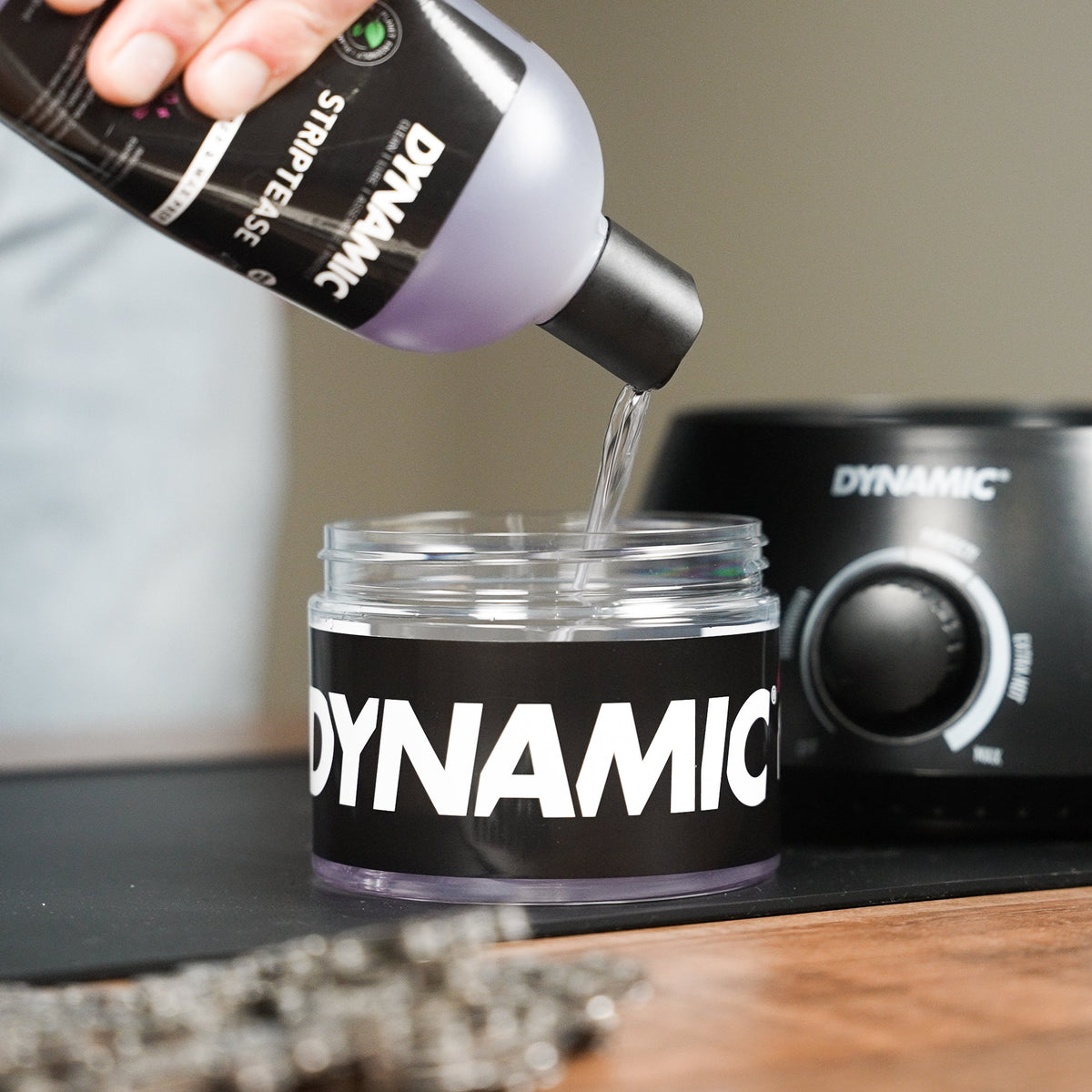DYNAMIC SHAKE-IT-OFF em utilização