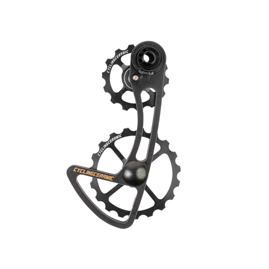 Chape de Dérailleur Oversize CYCLING CERAMIC pour Campagnolo 12V Méca Noir