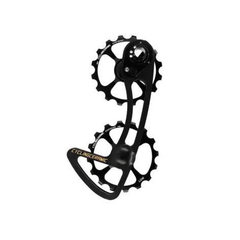 Fodero Deragliatore Oversize CYCLING CERAMIC per Sram Mecc. 11V RIVAL / FORCE / RED Nero