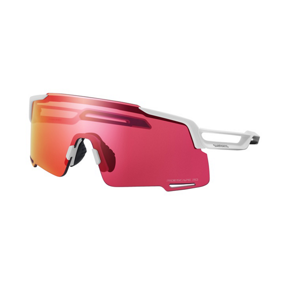 Occhiali SHIMANO EQUINOX 4 CE-EQNX5 Bianco Matt Lente Ridescape Road