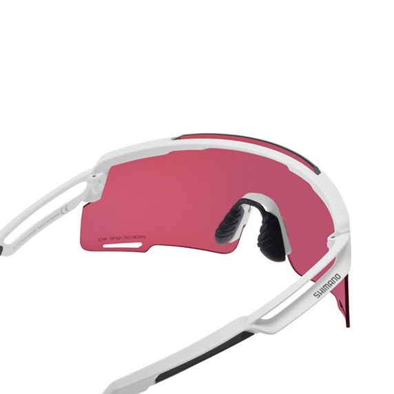 Occhiali SHIMANO EQUINOX 4 CE-EQNX5 Bianco Matt Lente Ridescape Road