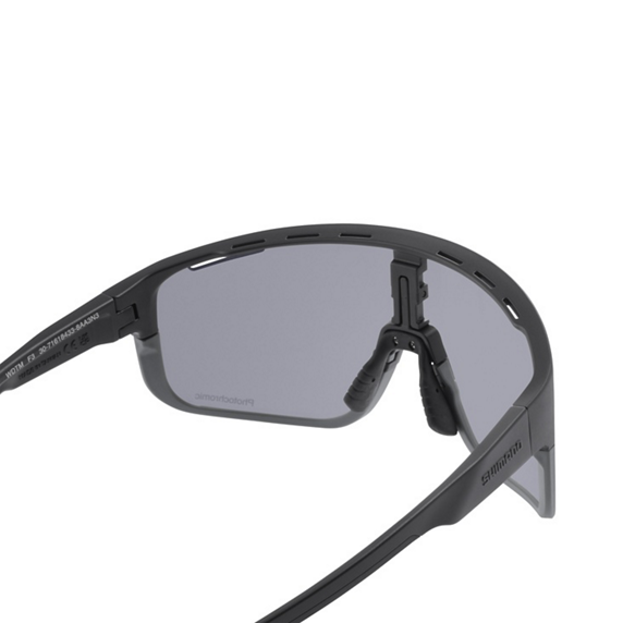 Briller SHIMANO PULSAR 3 Mat Sort Glas Fotokromisk Grå