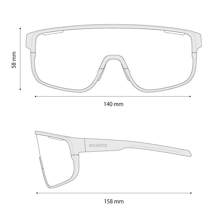 Lunettes SHIMANO PULSAR 3 Ivoire Verre Photochromique Gris