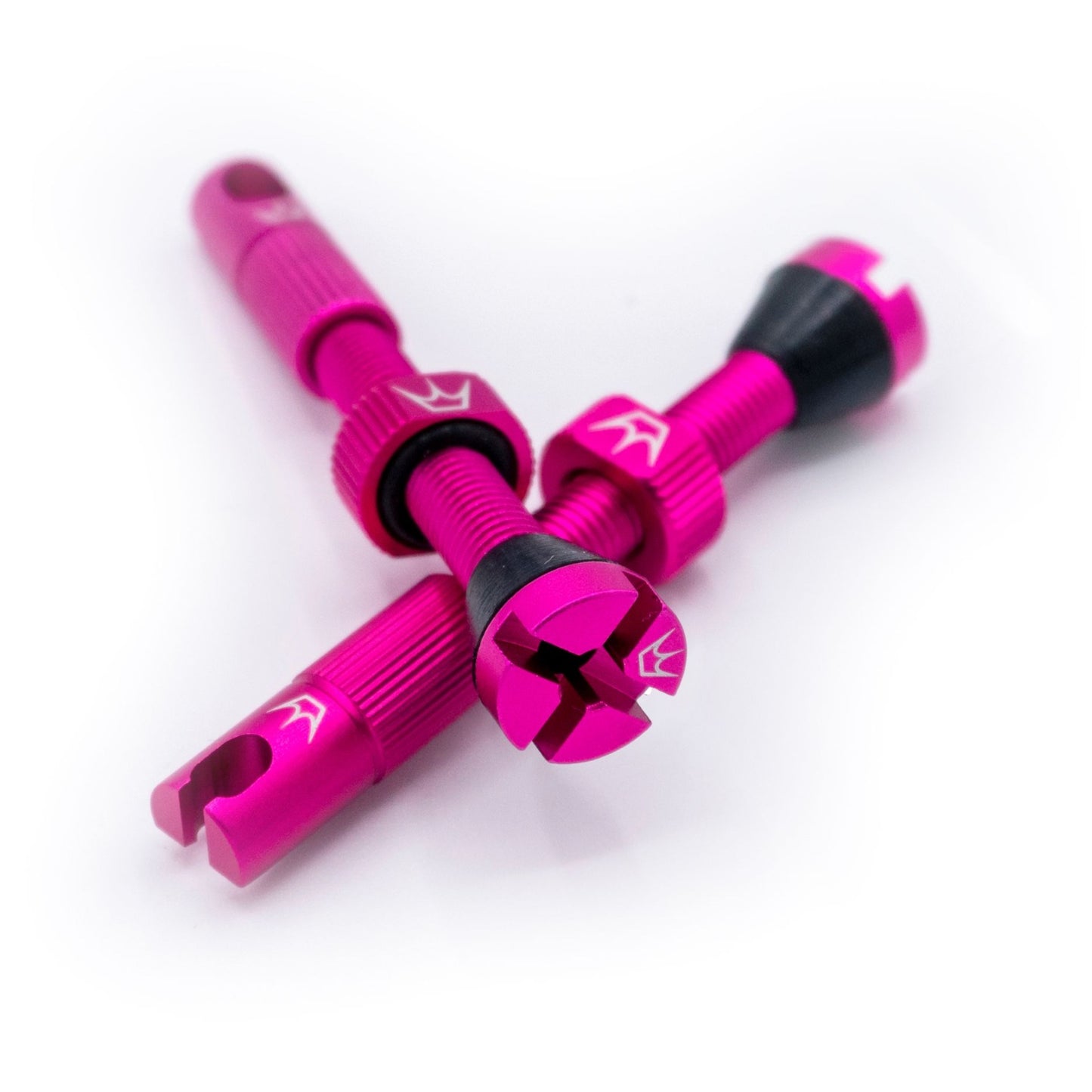 Tubeless-Ventile PEATY'S x Chris King MK2 Presta 42 mm (x2) Rosa