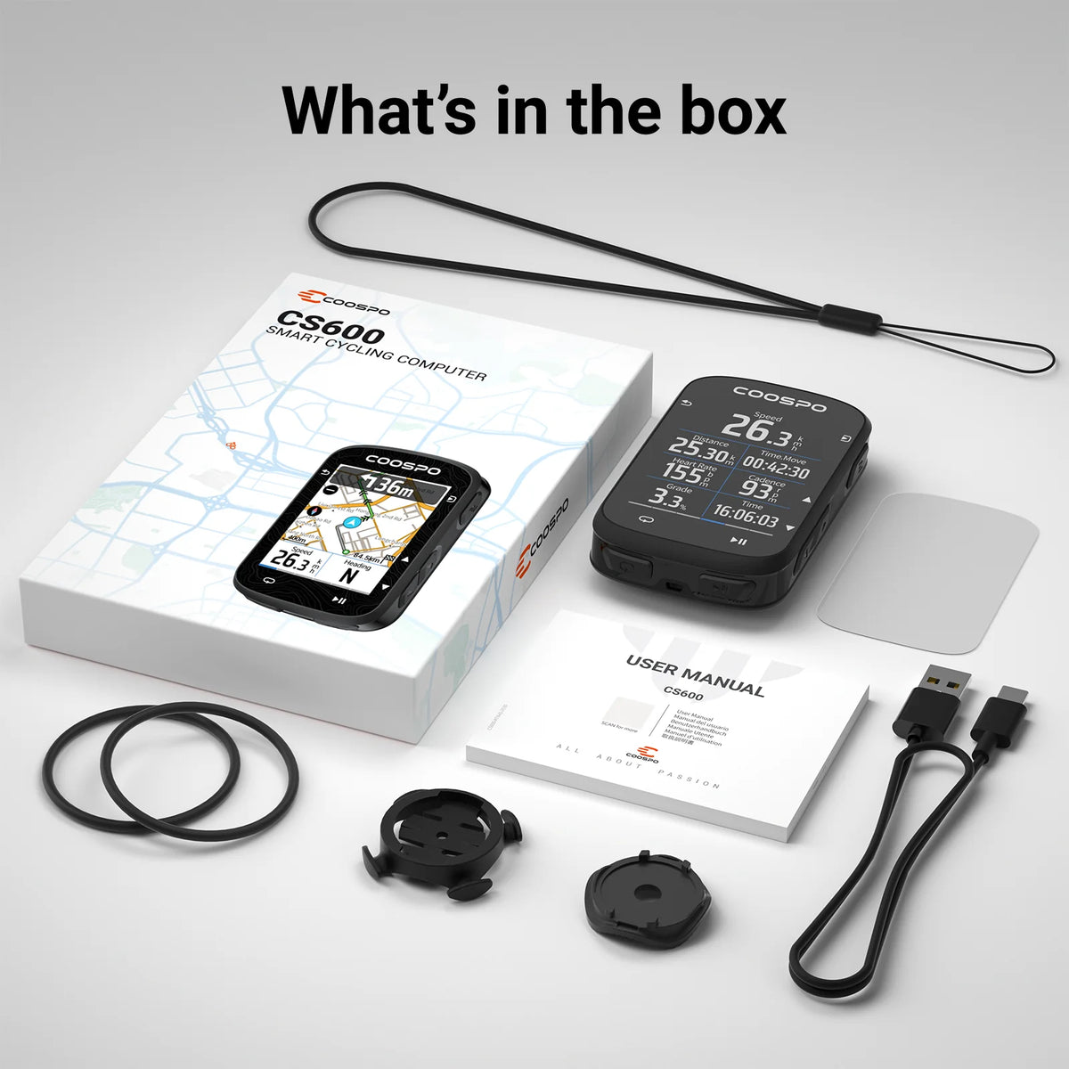 Ciclocomputer GPS COOSPO CS600