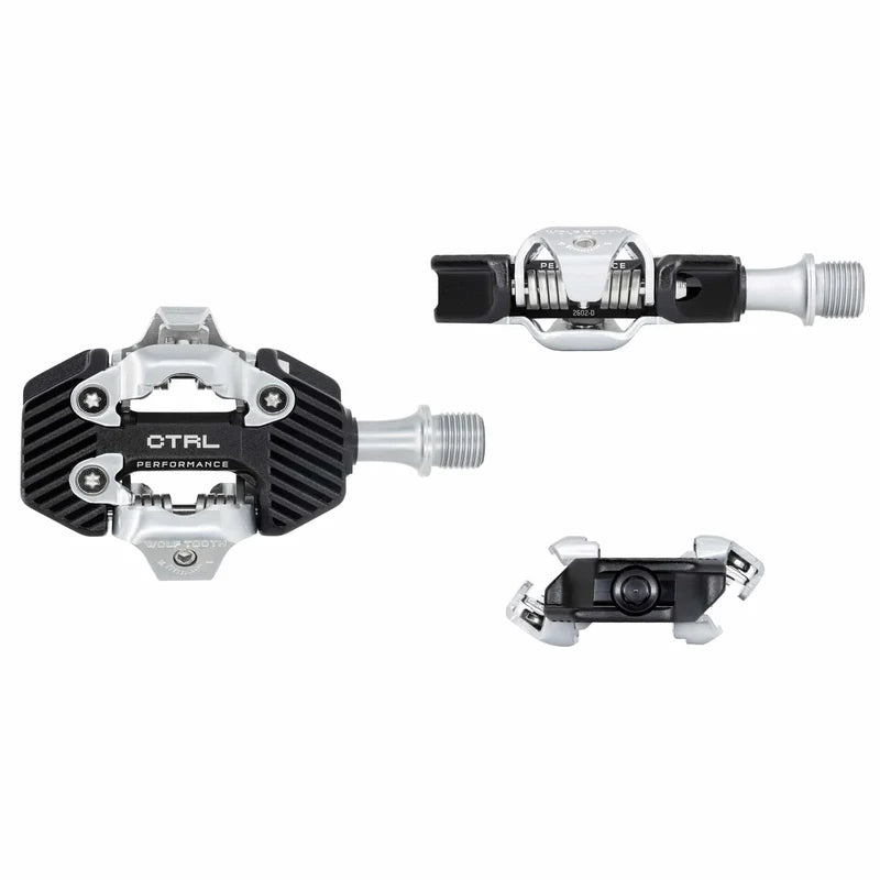 Pédales WOLF TOOTH CTRL TRAIL PERFORMANCE Clipless Noir