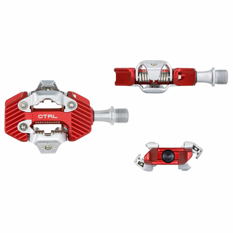 Pédales WOLF TOOTH CTRL TRAIL PERFORMANCE Clipless Rouge