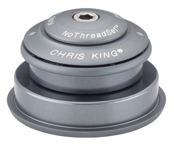 Semi-Integreret Styretøjsleje CHRIS KING INSET 2 1"1/8-1.5" ZS44/ZS56 Mat Grå