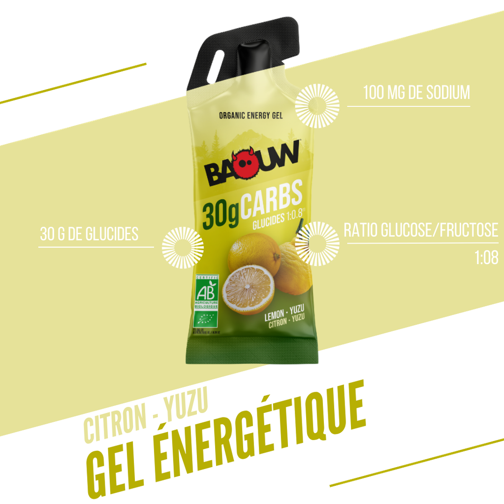 Gel Energético BAOW (44g) Limão/Yuzu