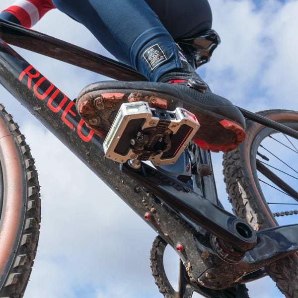 Automatpedaler med belysning REDSHIFT Arclight PRO Silver